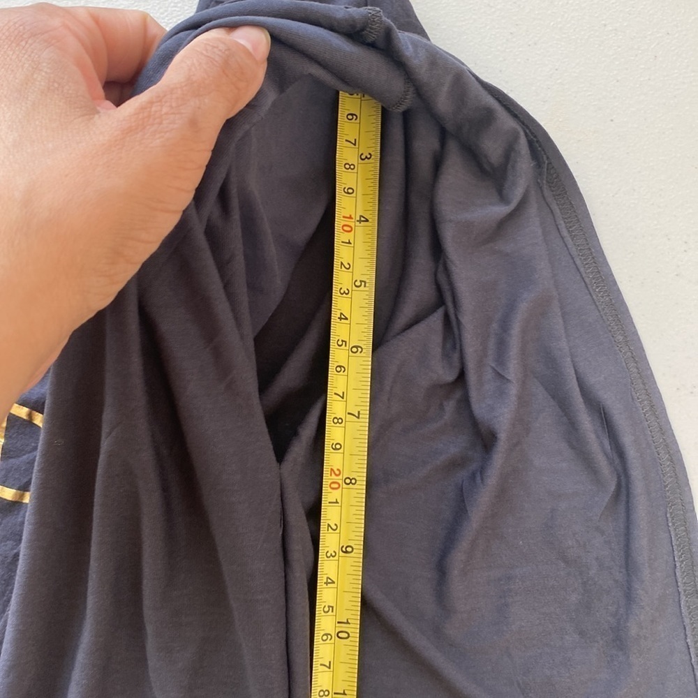 TAINTED LOVE Gray Flowing Shirt - Picture 5 of 5